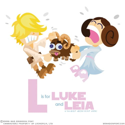 L is for Luke and Leia