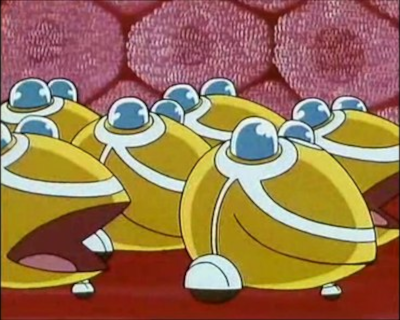 Capture d'écran du dessin animé Il était une fois la vie, où on voit des macrophages, représentés comme des bennes à ordure. Capture d'écran du dessin animé Il était une fois la vie, où on voit des macrophages, représentés comme des bennes à ordure.