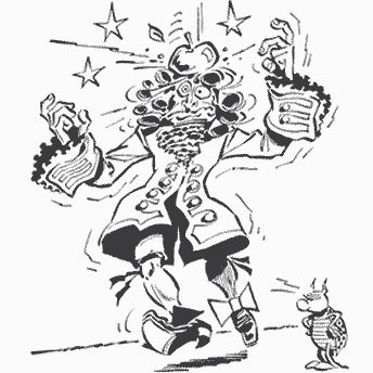 Juste parce que c'est beaucoup trop tentant à chaque fois que je parle de cette loi, voici un célèbre dessin de Gotlib dans lequel Newton se prend une pomme sur la tête (en référence au fait qu'il aurait eu l'intuition de sa loi de la gravitation universelle en voyant une pomme tomber de l'arbre).